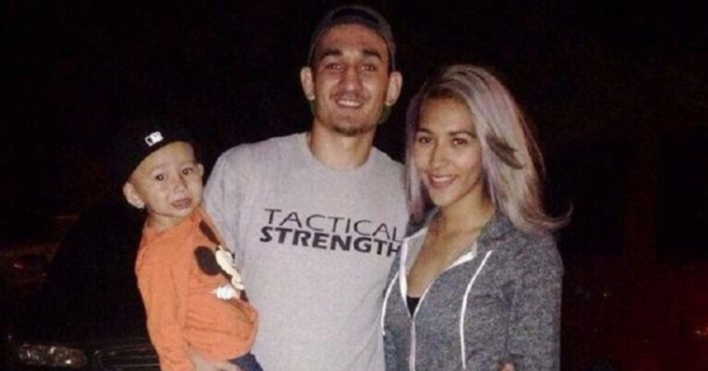 Max Holloway ex wife and kid