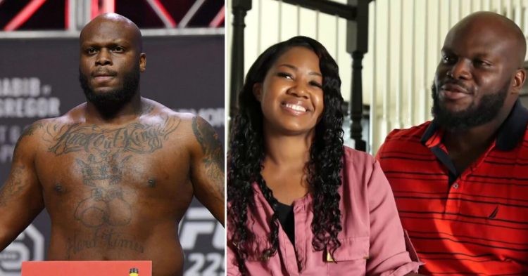 Derrick Lewis and his wife April Lewis