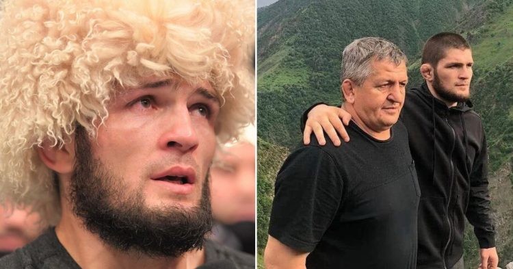 Khabib gets emotional about his father