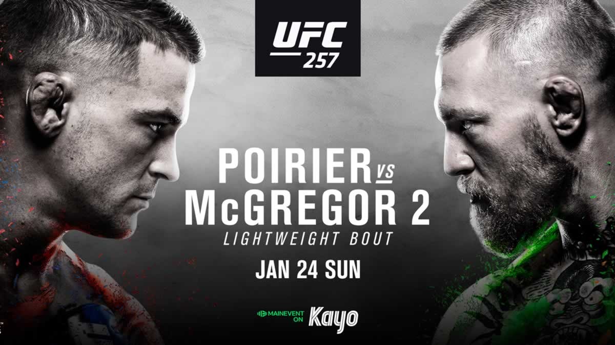 UFC 257 Poirier vs McGregor 2