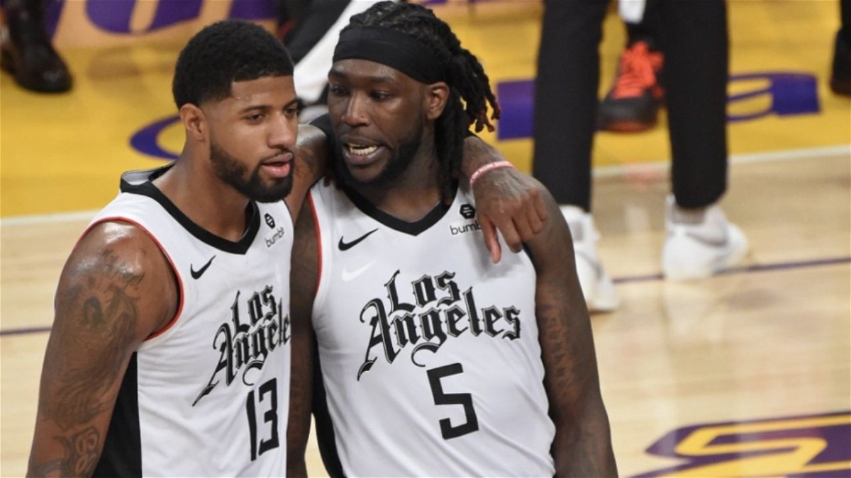 Montrezl Harrell and Paul George