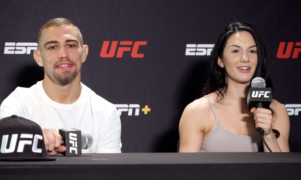 UFC on ESPN 21 Cheyanne and JP Buys media day interview