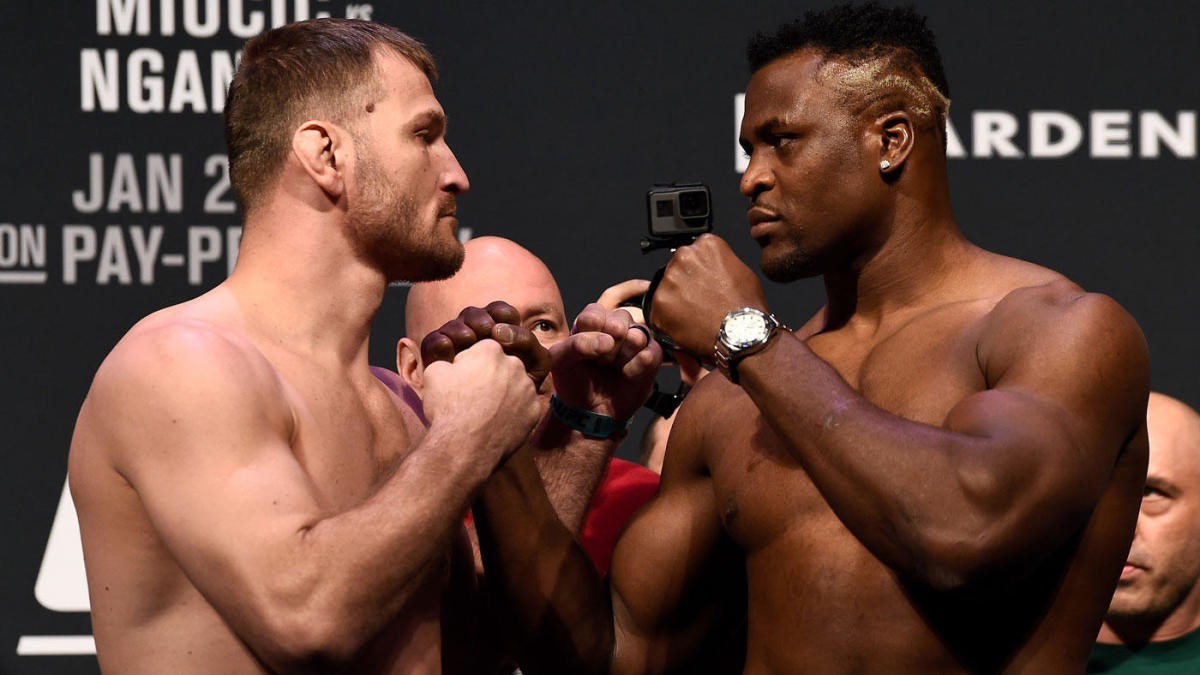 miocic ngannou weigh in
