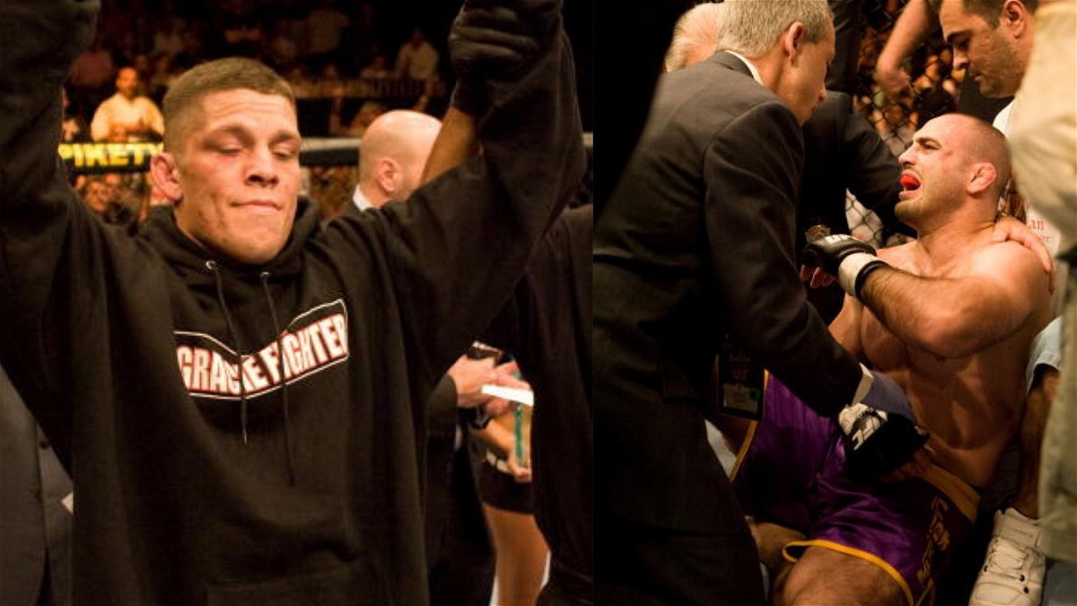 Nate Diaz wins the Ultimate Fighter Season 5 Lightweight Tournament