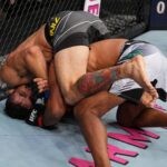 Jacare Souza breaks his arm at UFC 262