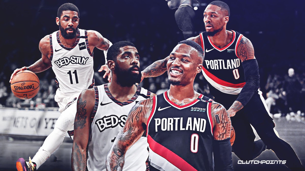 Kyrie Irving and Damian Lillard over the years