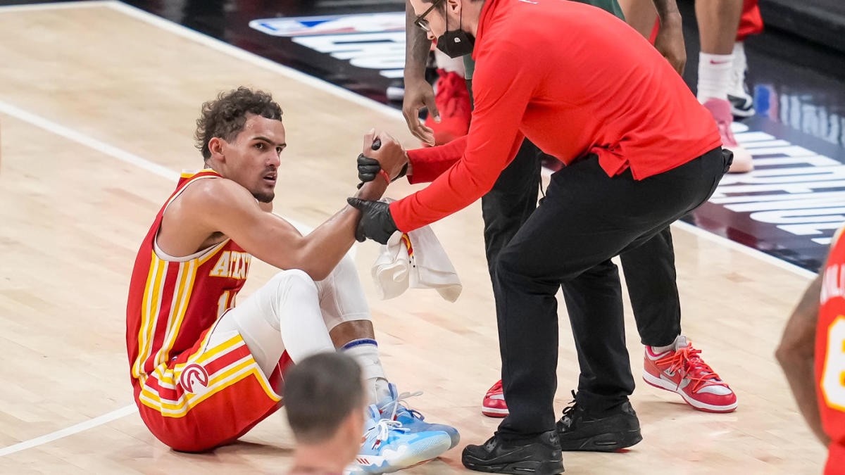 Trae Young of the Atlanta Hawks questionable for Game 4