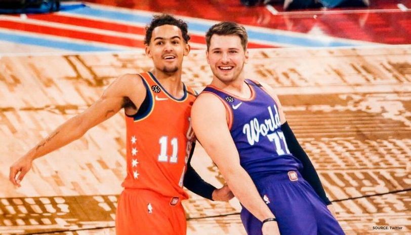 Trae Young and Luka Doncic