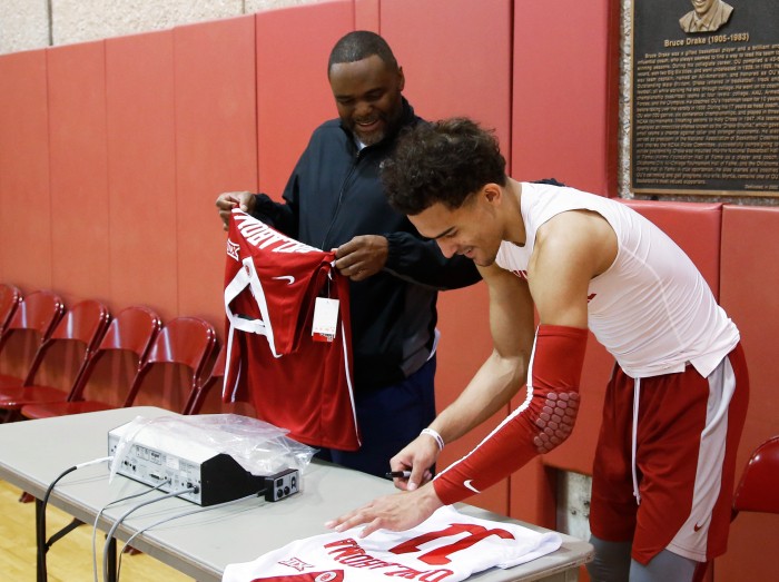 Trae young and his father