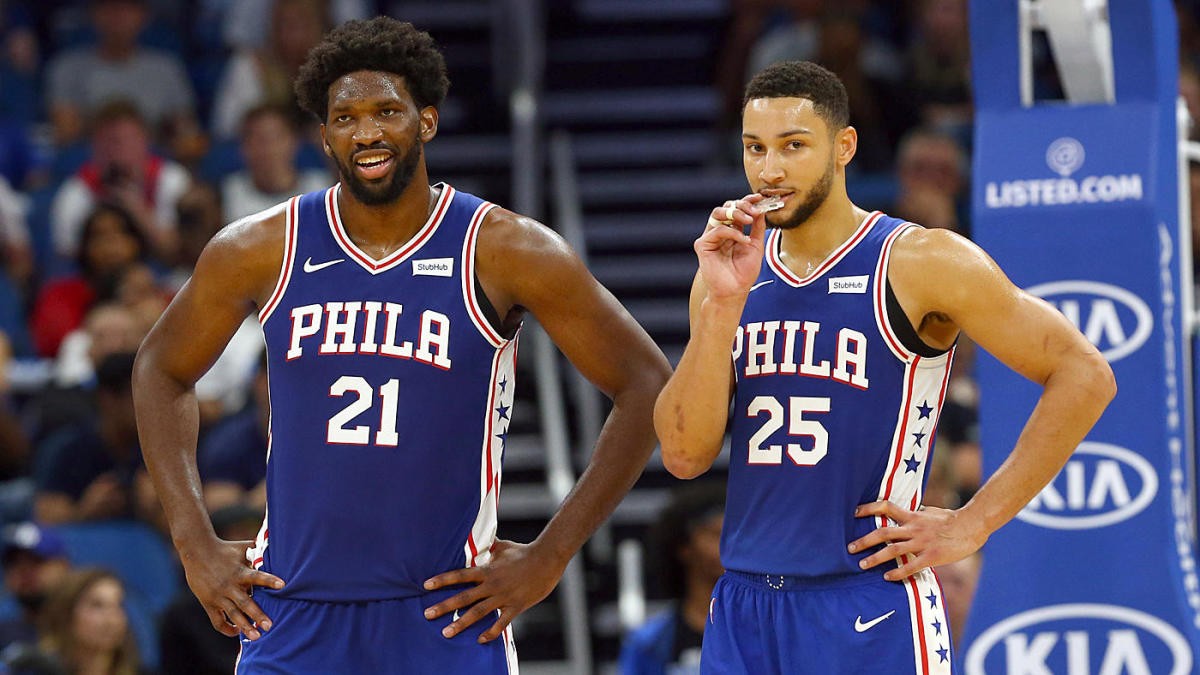 Philadelphia 76ers stars Embiid and Simmons