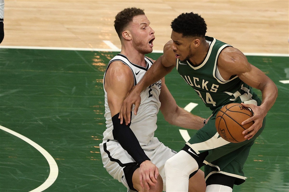 Brooklyn Nets Griffin stops Giannis