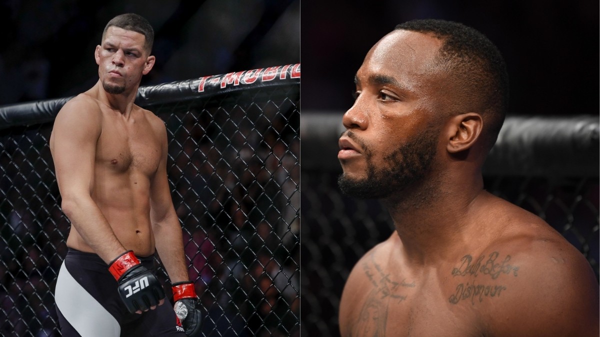 Nate Diaz (Left) and Leon Edwards (Right)