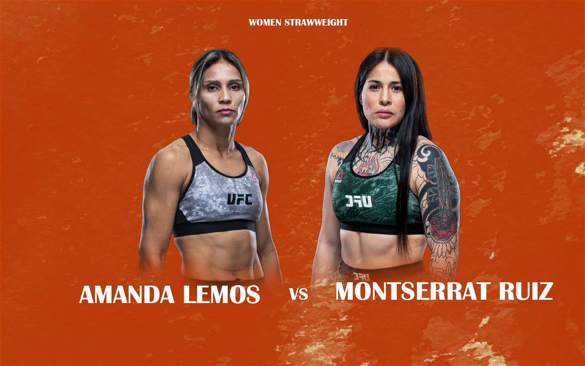 UFC Fight Night: Amanda Lemos vs Montserrat Ruiz Stats, Breakdown and ...