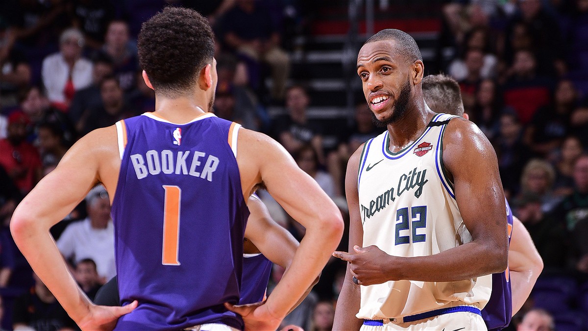Milwaukee Bucks Khris and Phoenix Suns Booker
