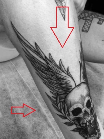 Jake Paul skull tattoo
