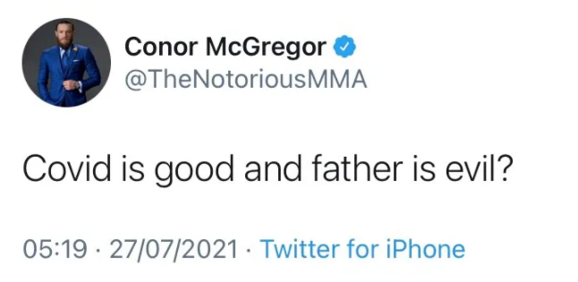 Conor McGregor and Khabib Nurmagomedov