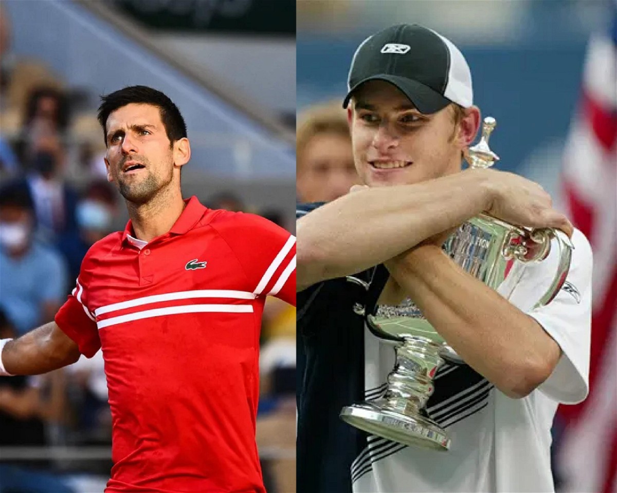 Novak Djokovic an Andy Roddick