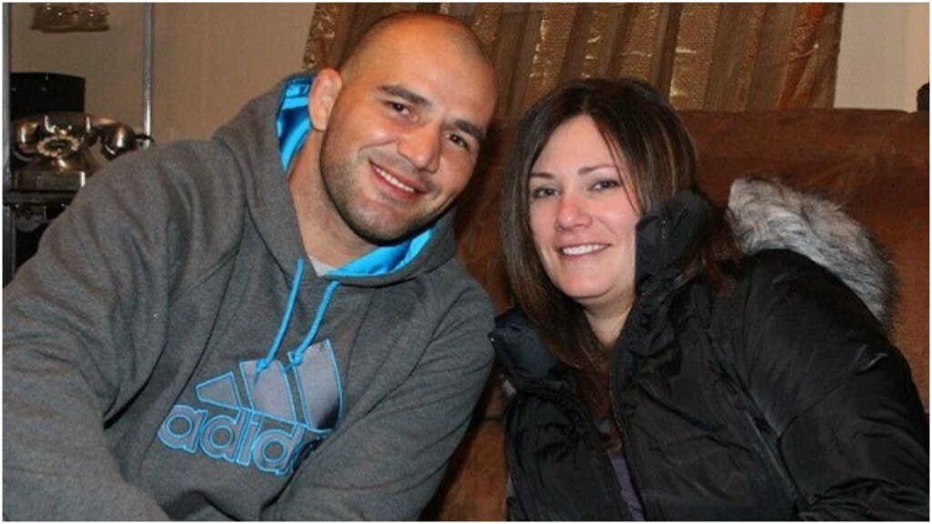 Glover Teixeira and his wife Ingrid Peterson