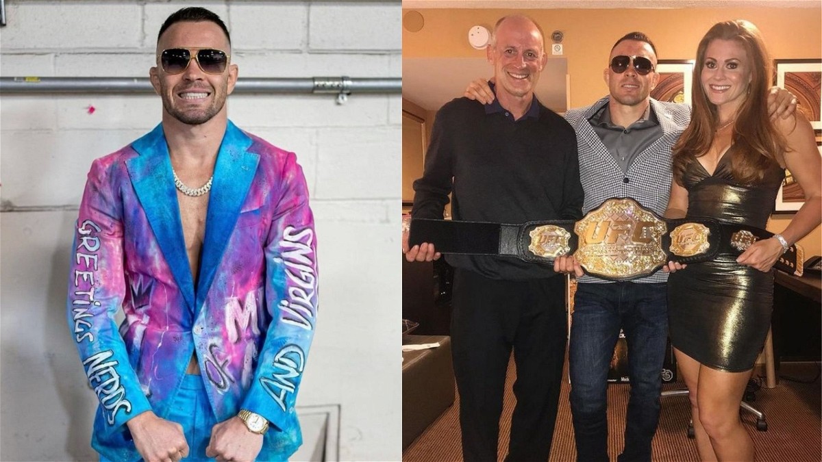 Colby Covington with father