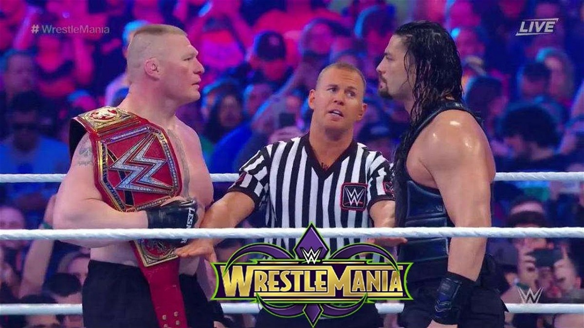 Brock Lesnar vs Roman Reigns at WrestleMania