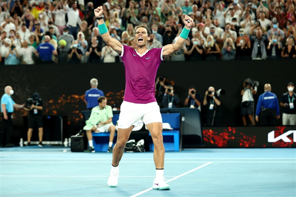 Rafael Nadal after his win against Daniil Medvedev