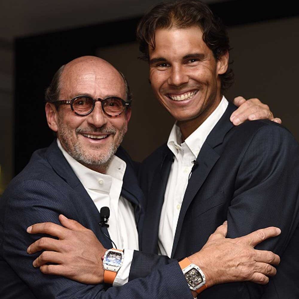 Rafael Nadal and Richard Mille himself