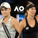 Ashleigh Barty and Danielle Collins