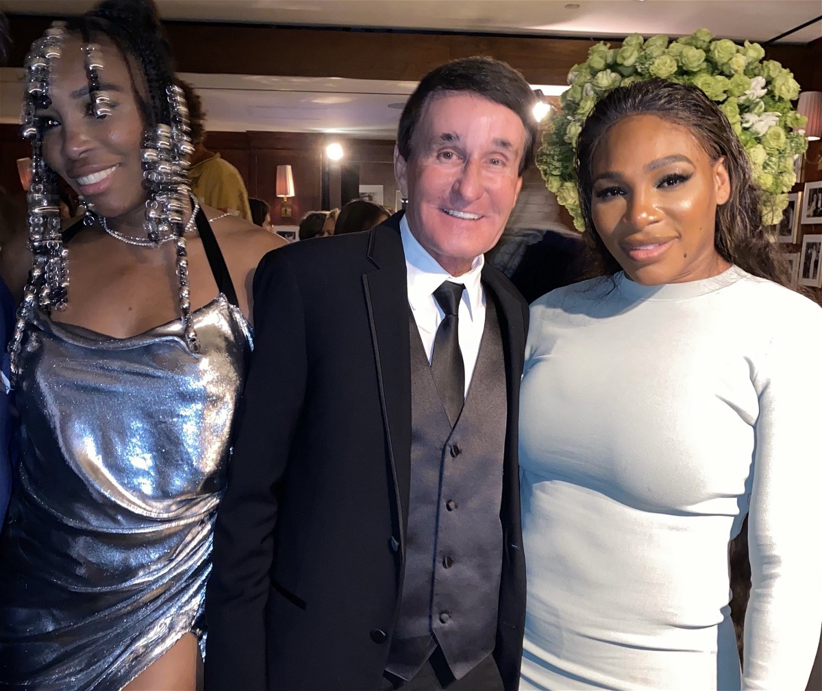 Rick Macci with Serena and Venus Williams