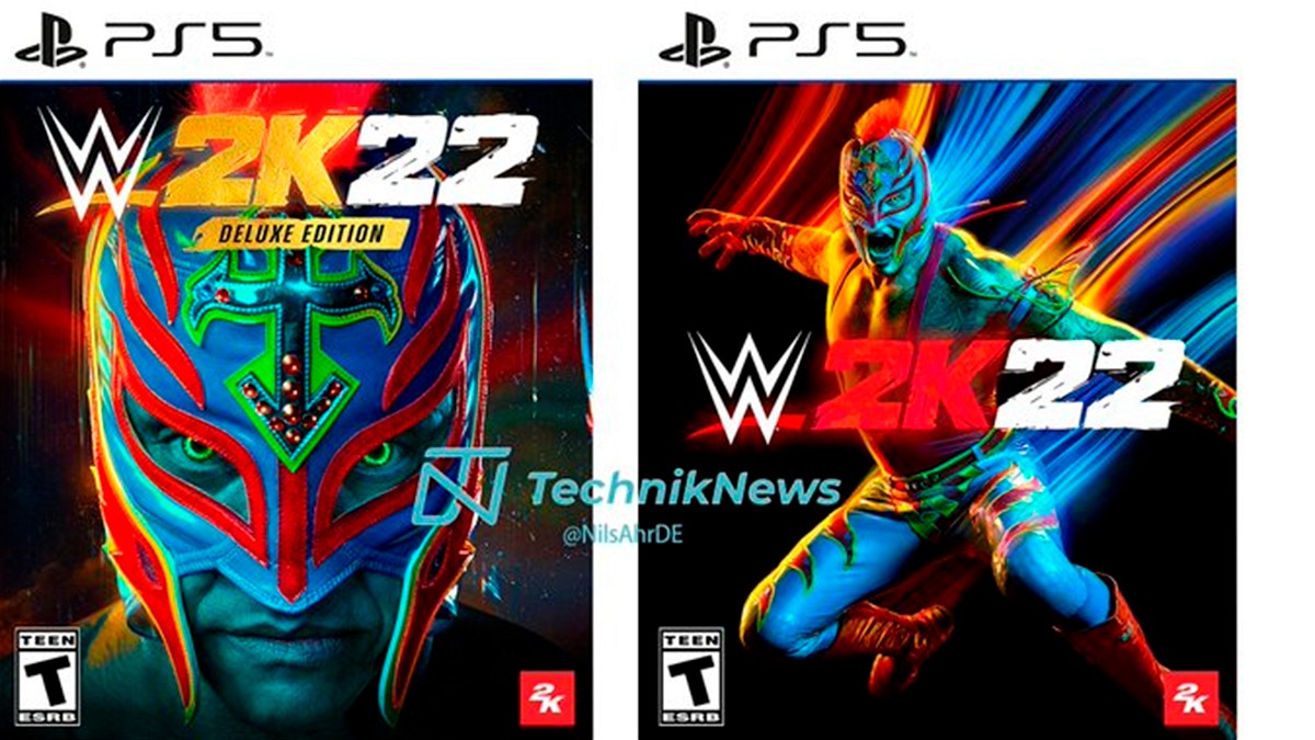 Rey Mysterio features on the cover of WWE 2k22