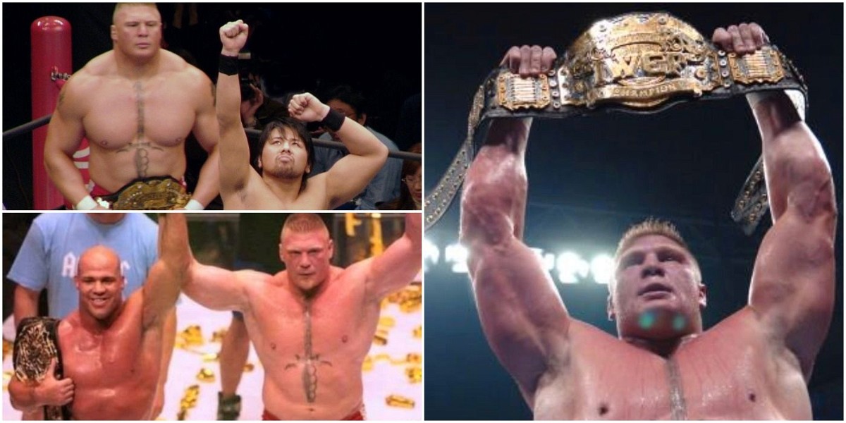 NJPW Brock Lesnar IWGP Heavyweight Champion
