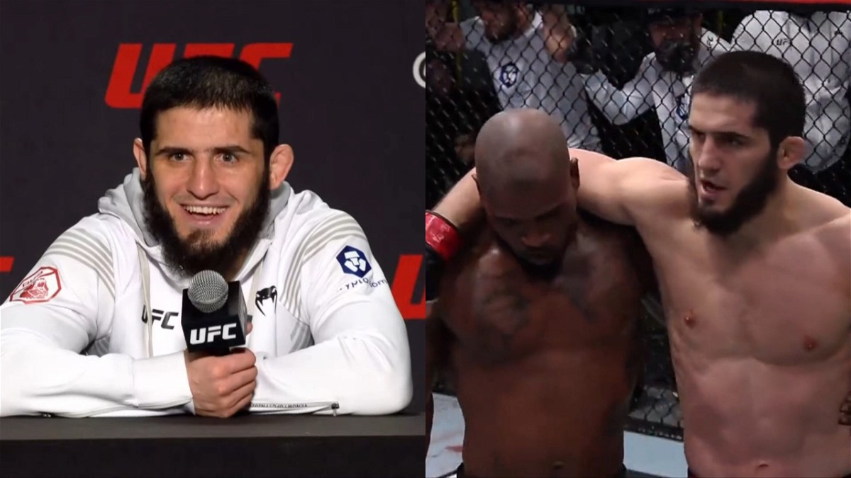 Islam Makhachev and Bobby Green