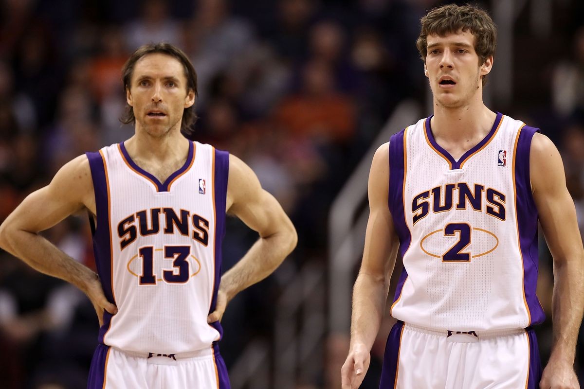 Goran Dragic and Steve Nash for the Phoenix Suns via Twitter