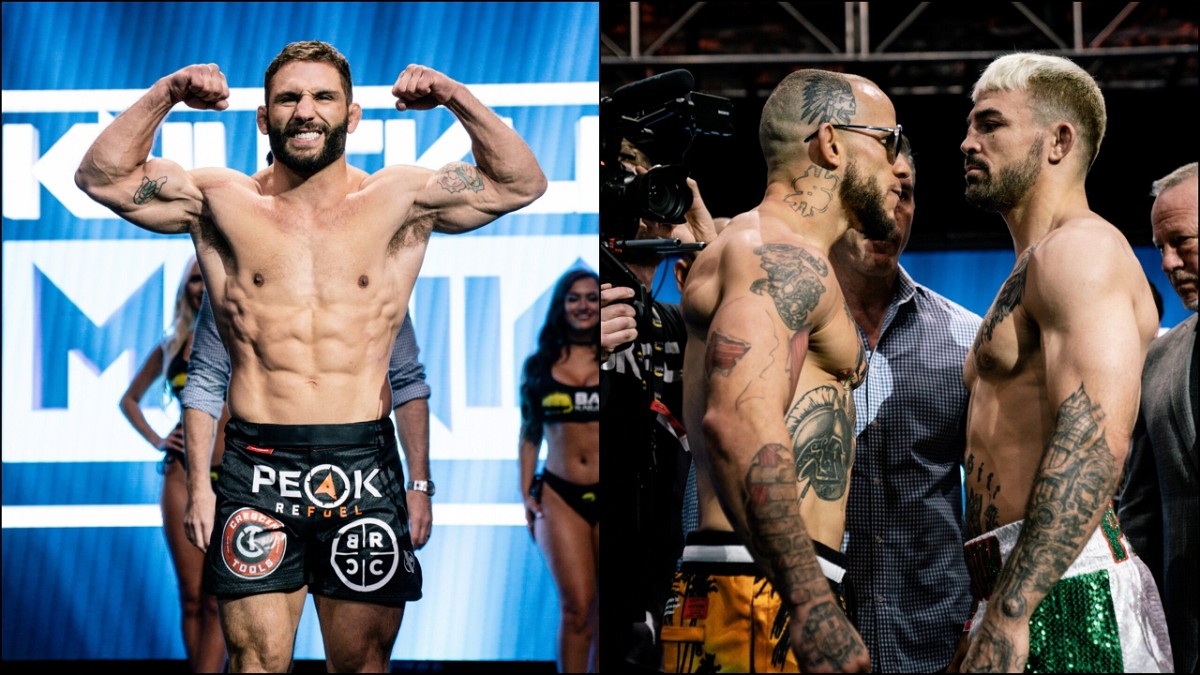 Chad Mendes, Mike Perry and Julian Lane