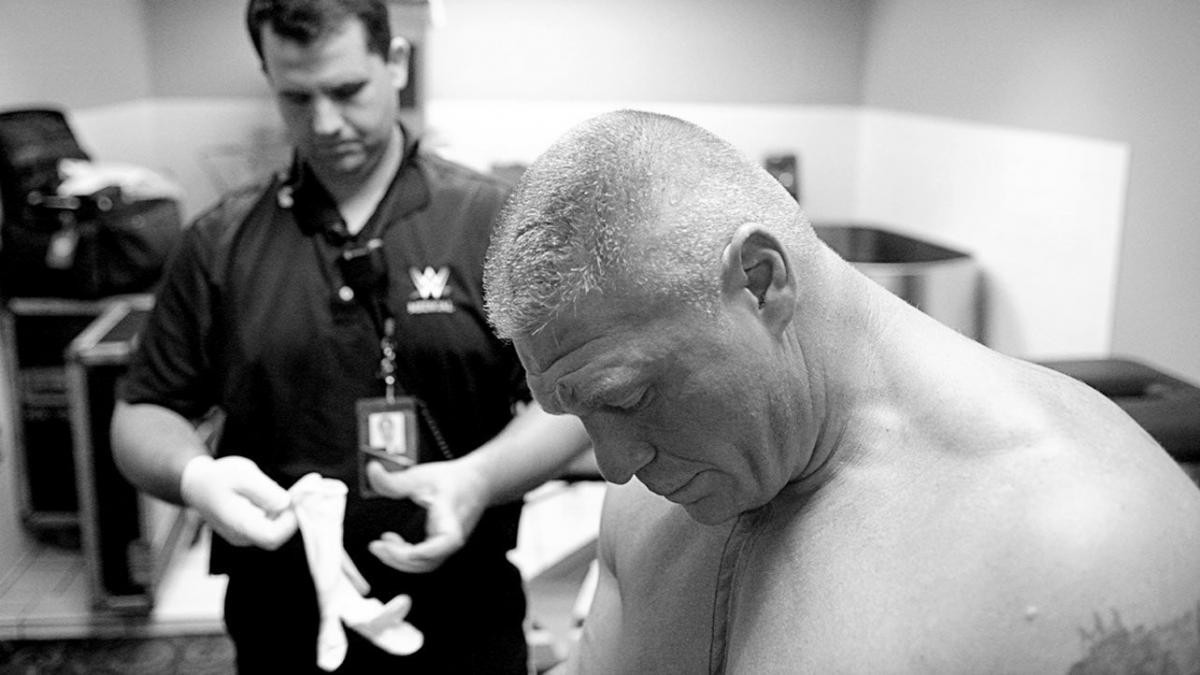 Brock Lesnar injury