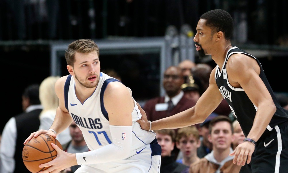 Spencer Dinwiddie and Luka Doncic credit:Twitter