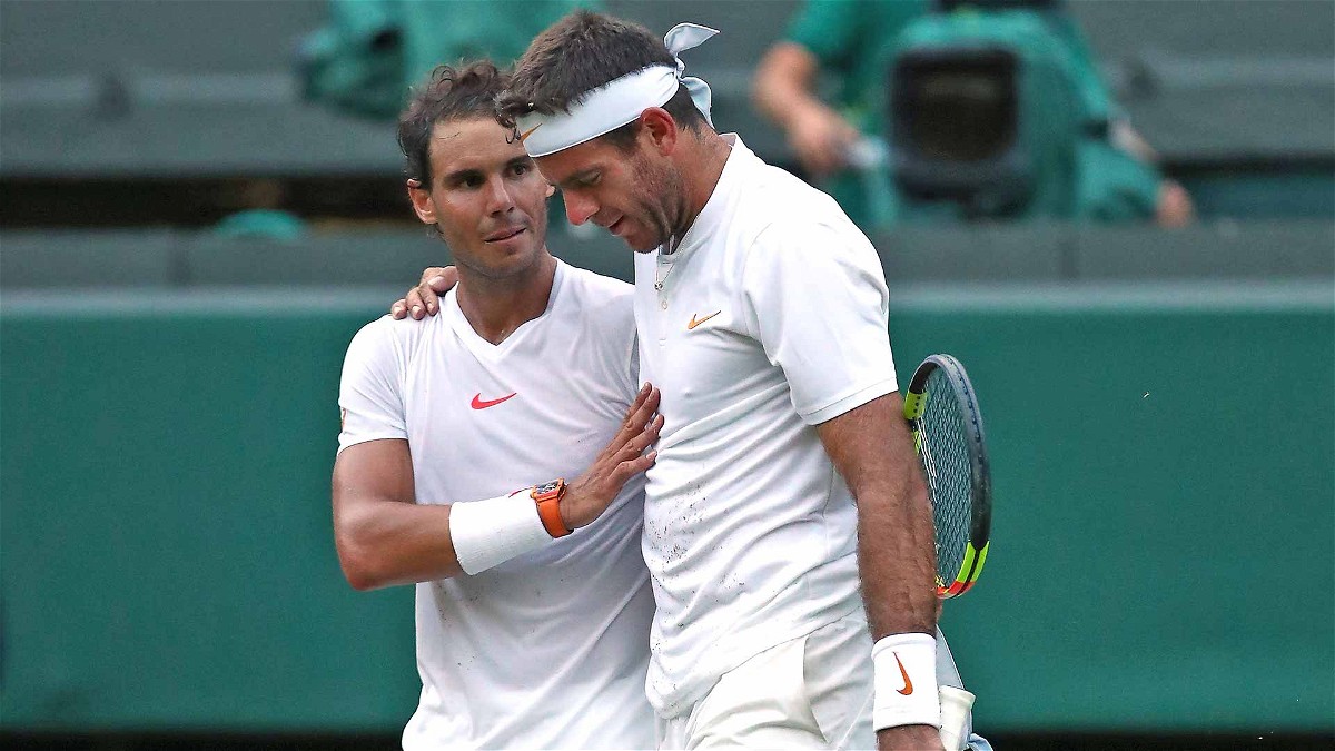 Nadal and Del Potro Wimbledon 
