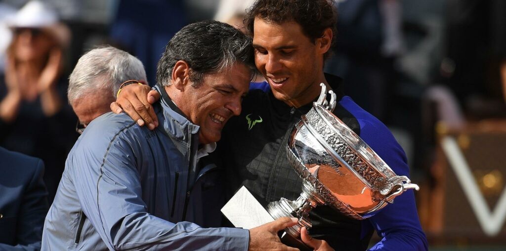 Rafael Nadal and Toni Nadal