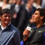 Rafael Nadal with Toni Nadal