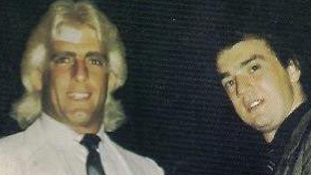 Rick Flair with a young Paul Heyman