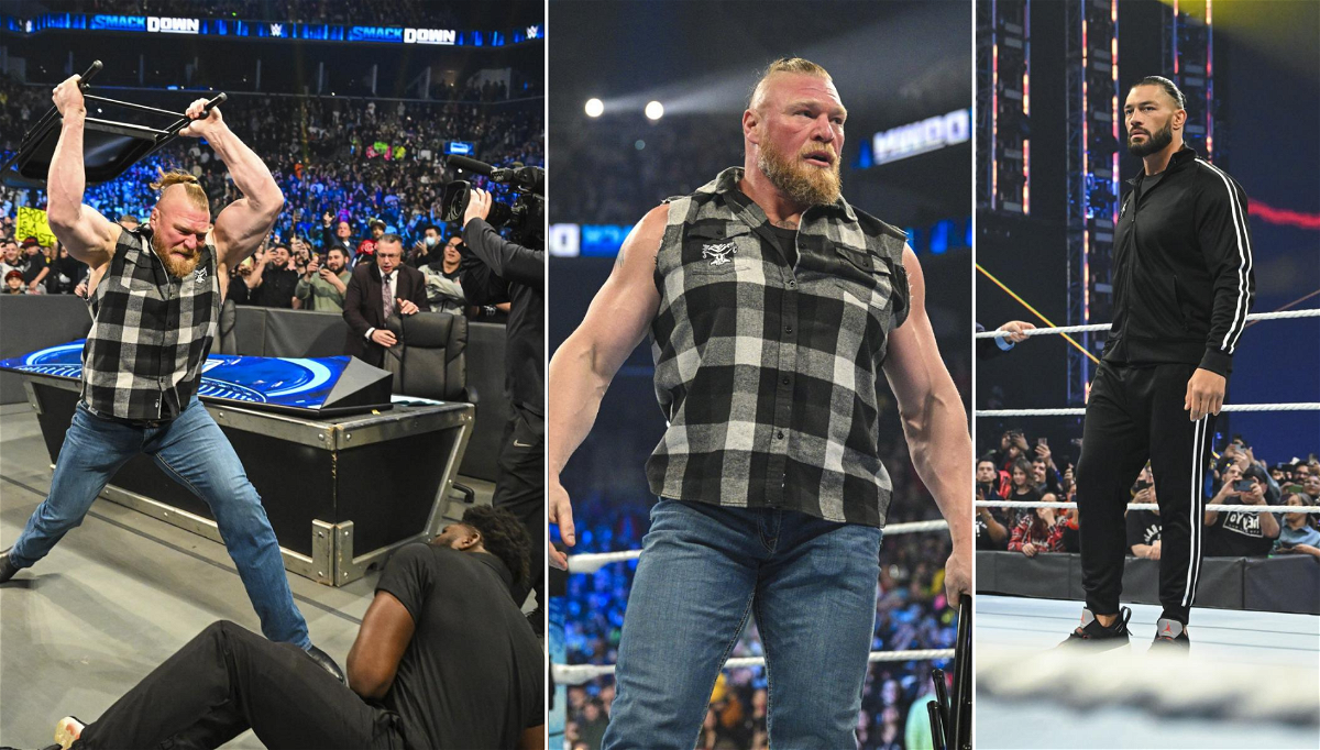 Brock Lesnar vs Roman on Reigns SmackDown