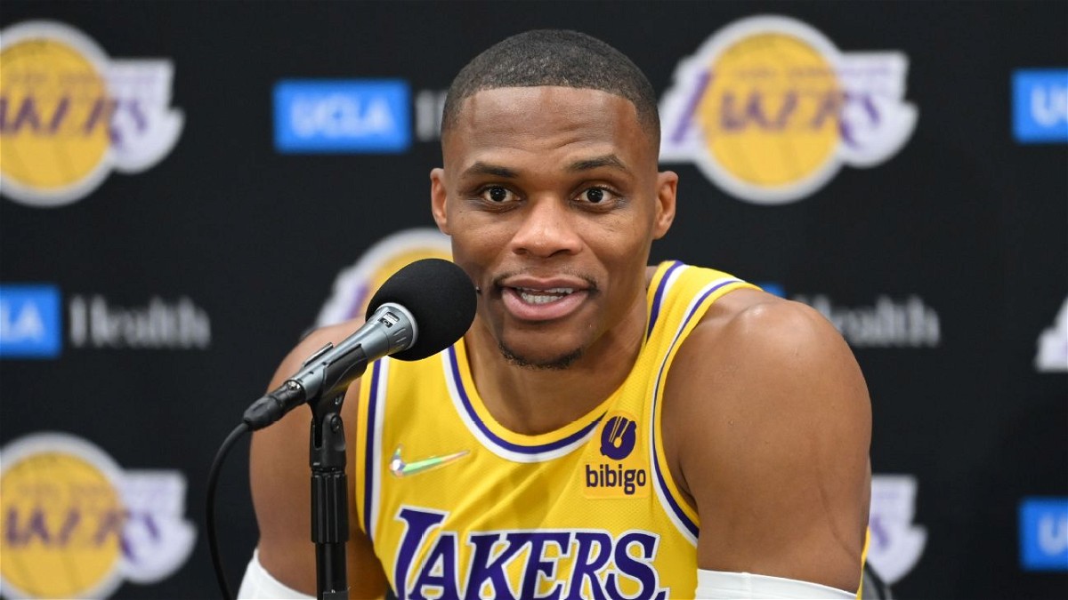 Russell Westbrook of the Los Angeles Lakers via Twitter