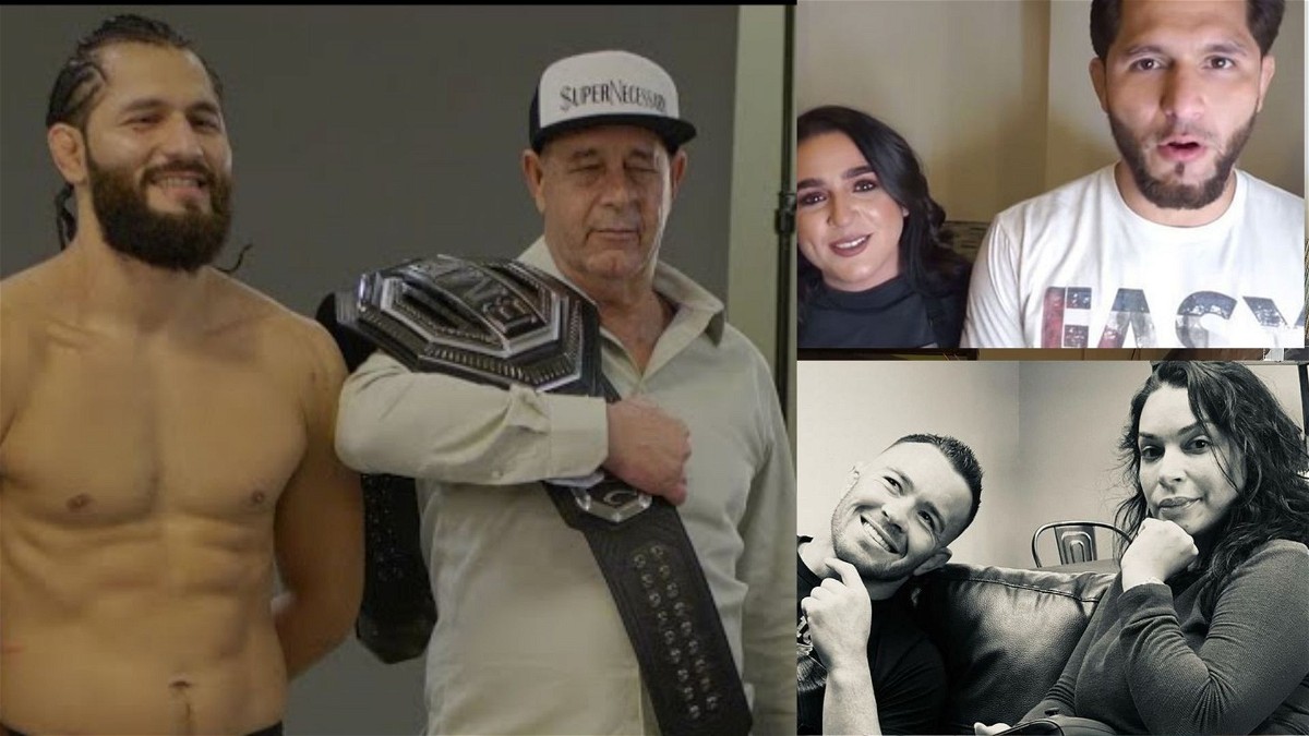Jorge masvidal Father and wife