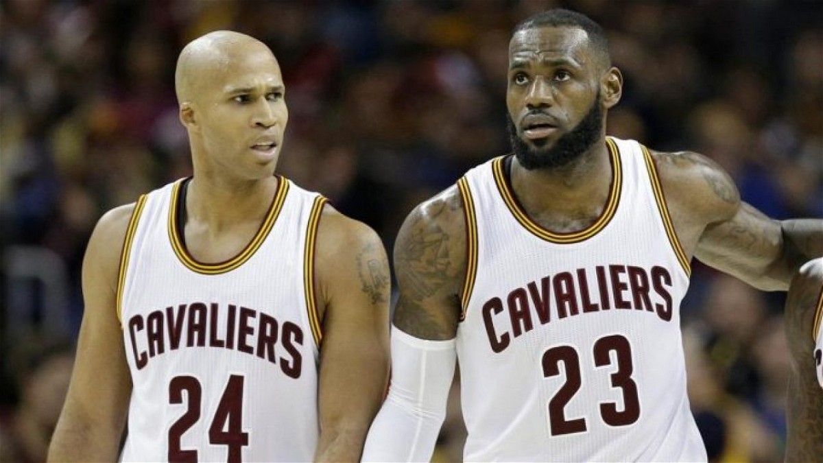 Richard Jefferson and LeBron James on the Cleveland Cavaliers, via Twitter