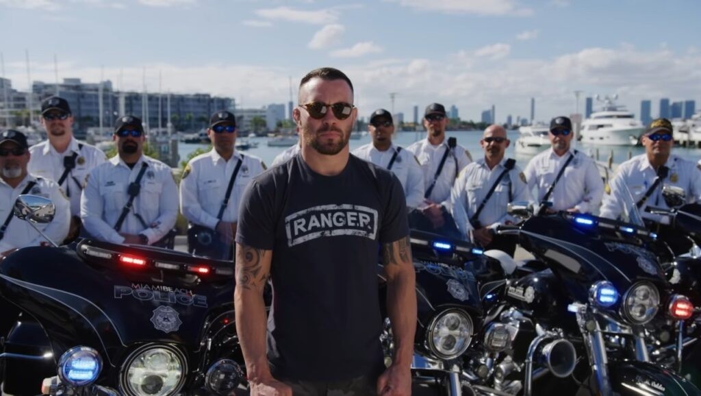 Colby Covington with Miami Beach PD