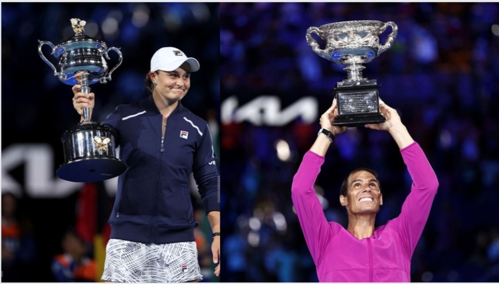 Ashleigh Barty and Rafael Nadal nominated for the International Tennis Hall of Fame Awards
