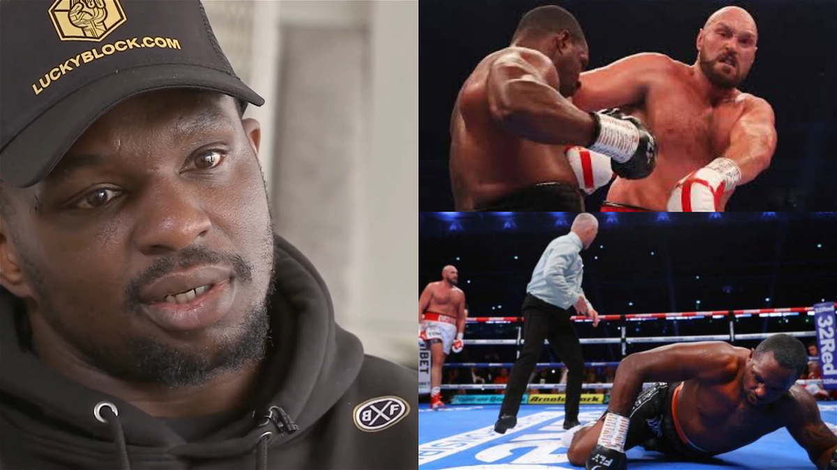 Dillian Whyte discusses about the illegal push by Tyson Fury in an interview with Sky Sports