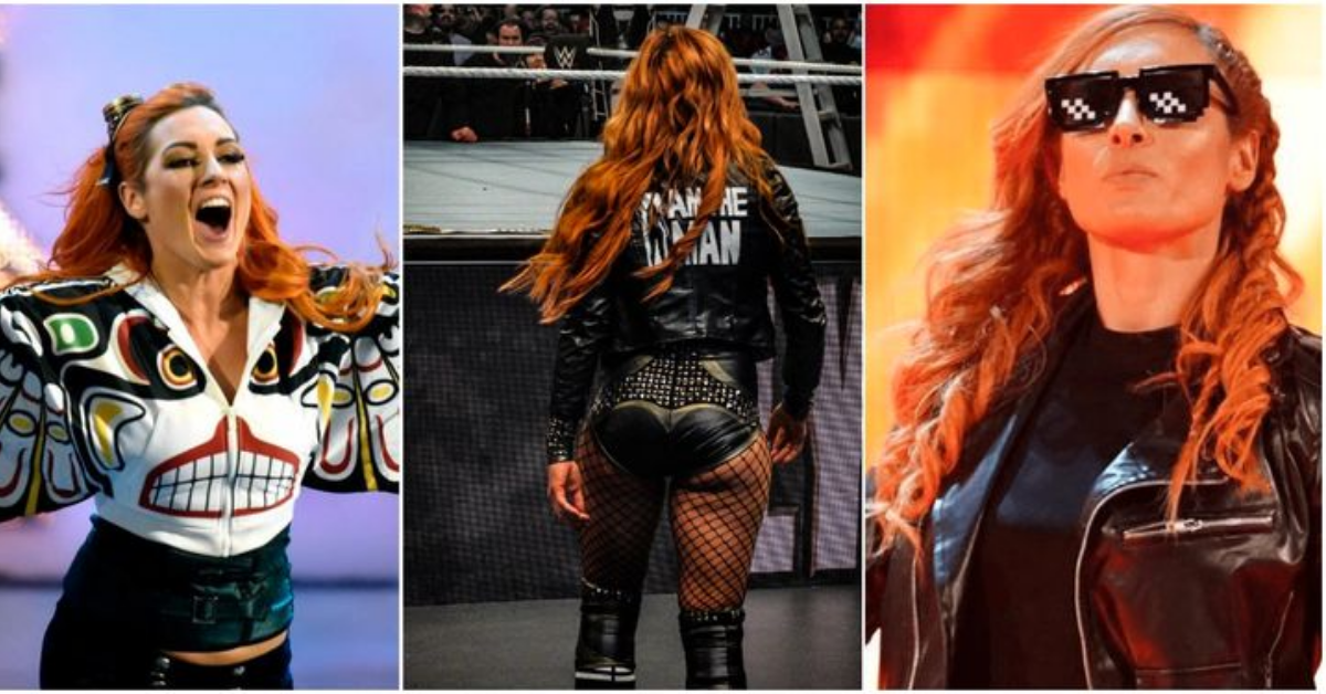 Becky Lynch different expressions