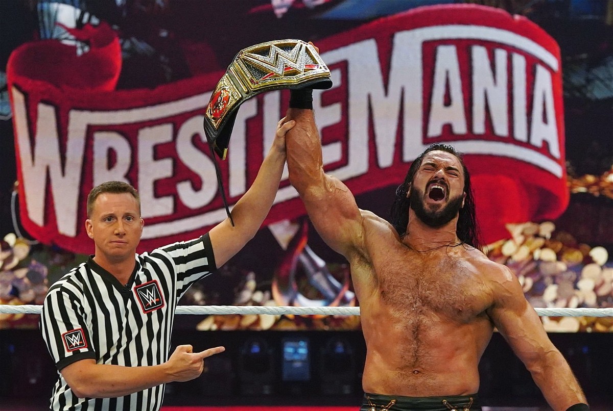 Drew McIntyre becomes WWE Champion at WrestleMania 36