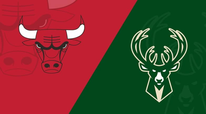 Chicago Bulls vs Milwaukee Bucks Logos
