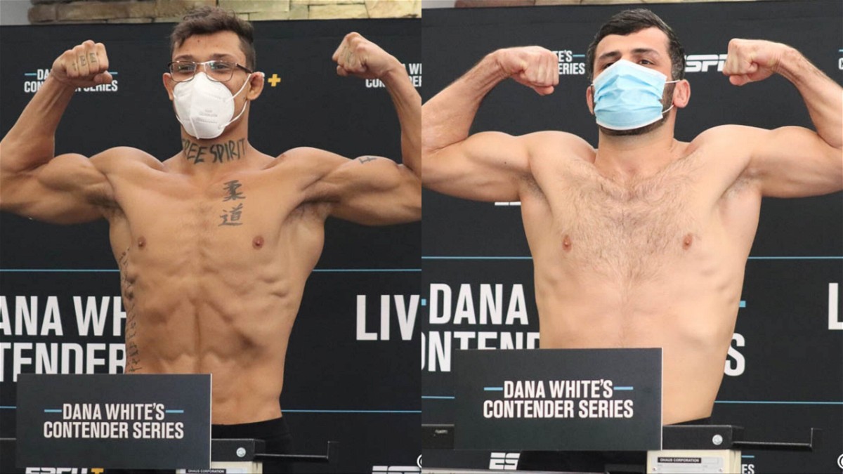 UFC Fight Night, Caio Borralho vs Gadzhi Omargadzhiev weigh in